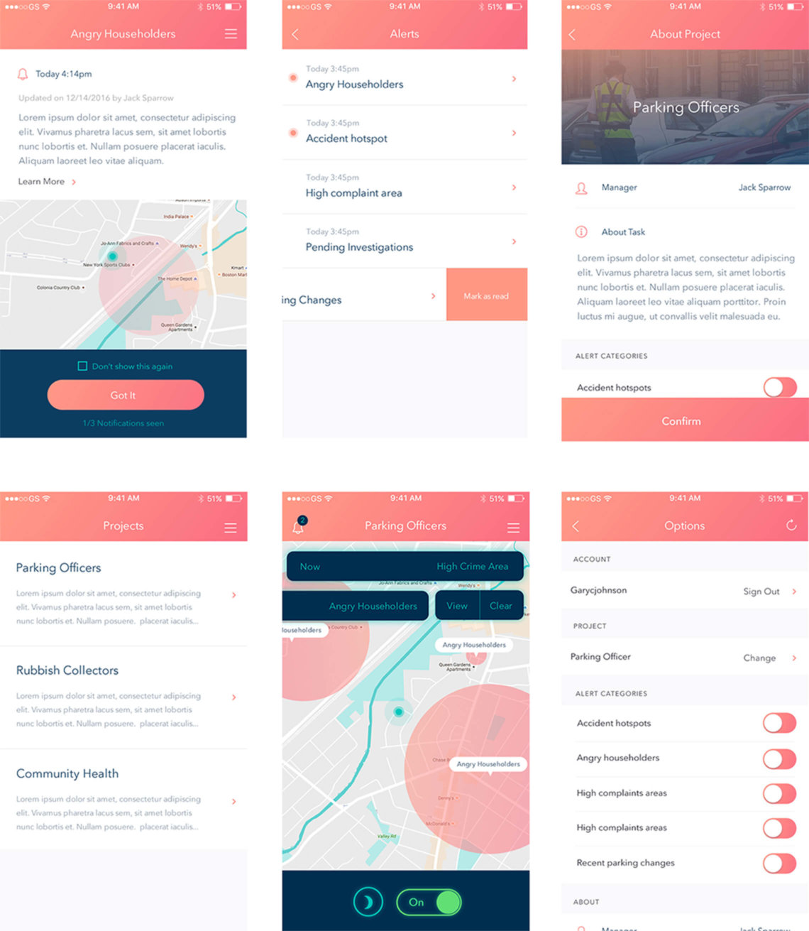 esri appsuite fieldalert app screens