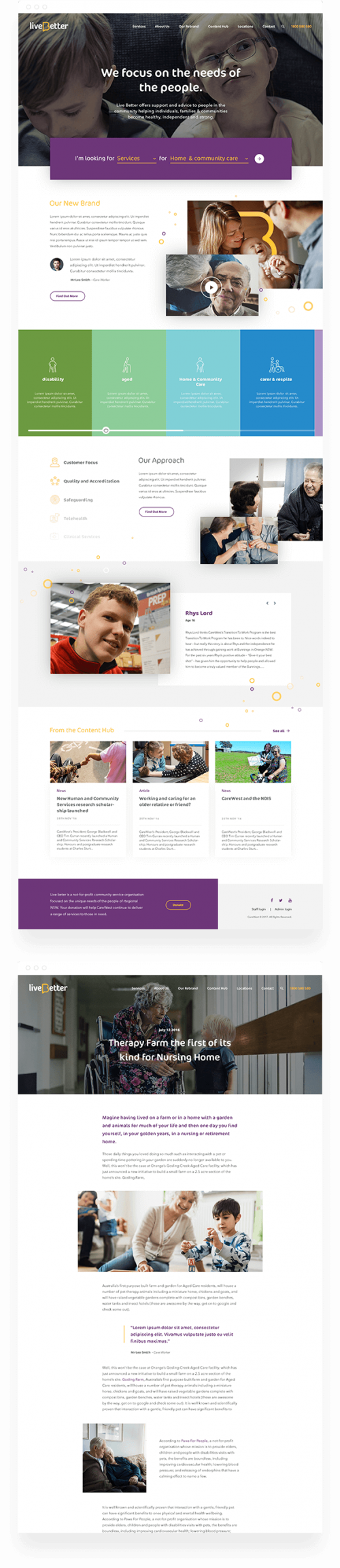 LiveBetter Website Content