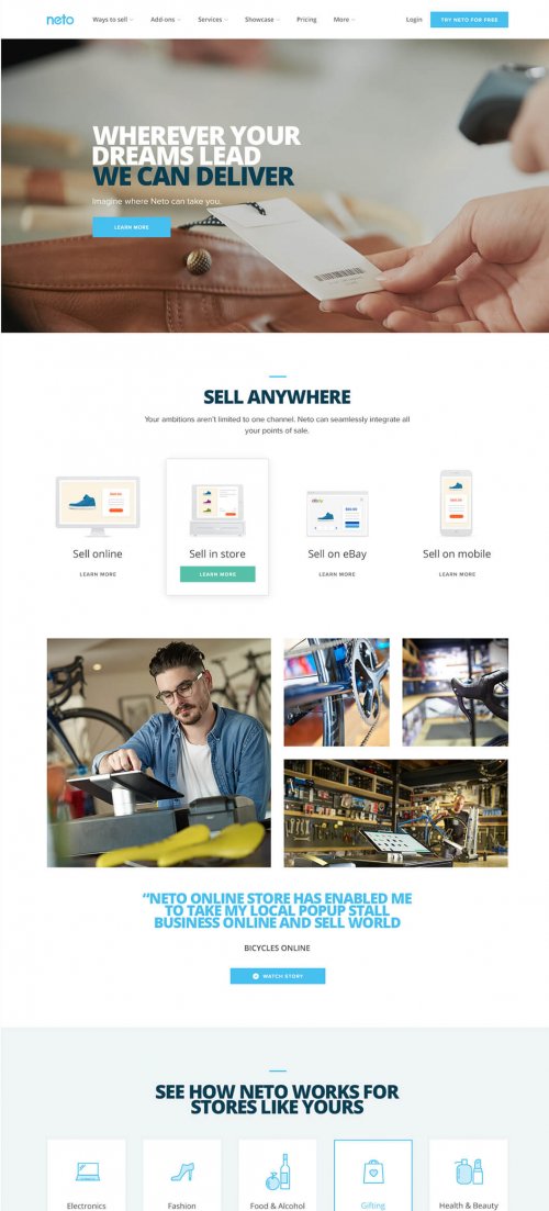 Neto Website Example 1