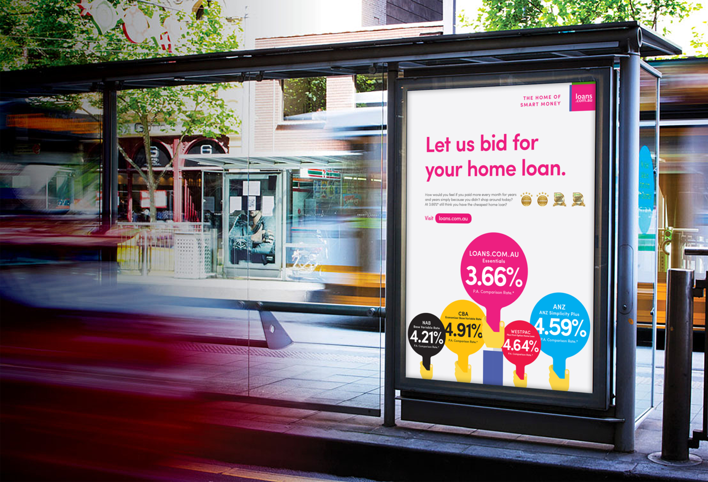 loans.com.au outdoor ad