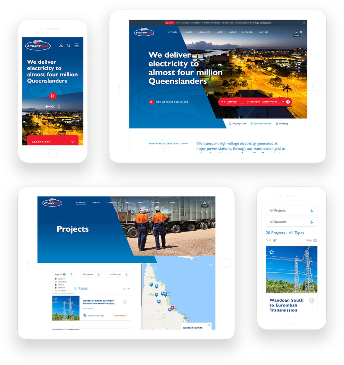 Powerlink-Website Mosaic