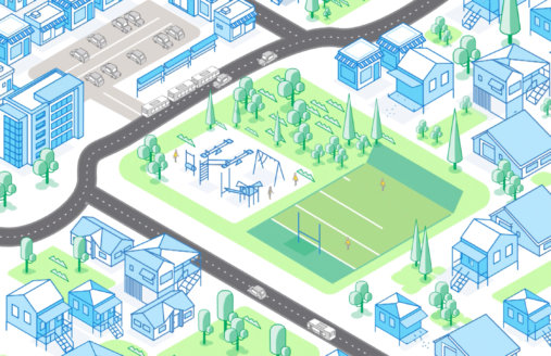 Screenshot of the Plan Your Brisbane Game - an example of our experiential digital design and graphic design work