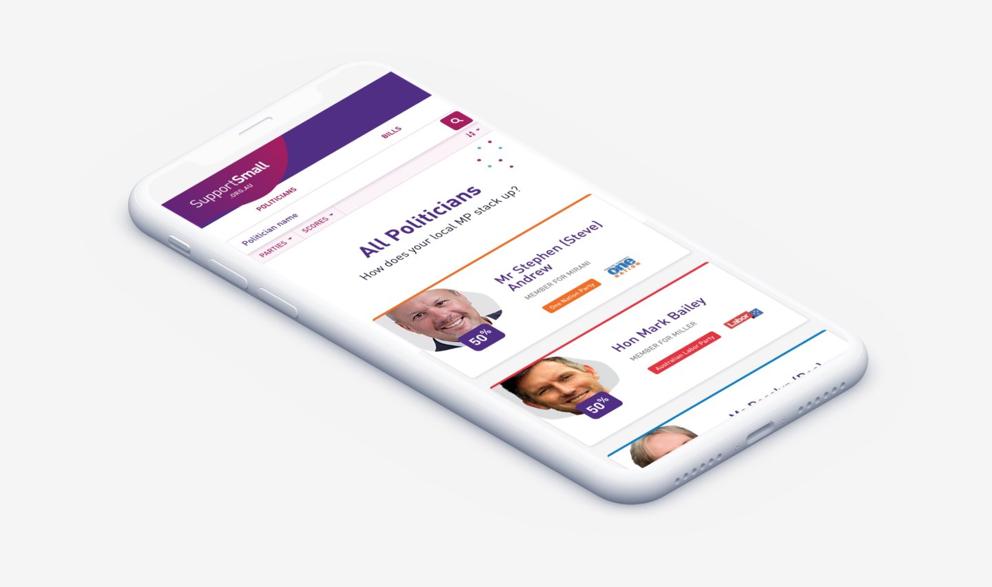 CCIQ Support Small iPhoneX Mockup
