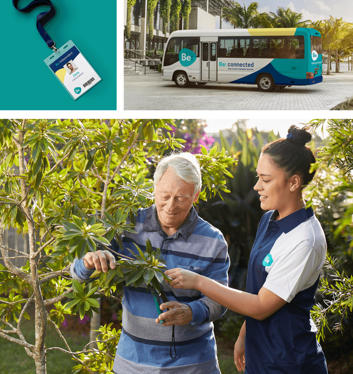 Be brand on a lanyard, vehicle wrap and on a uniform